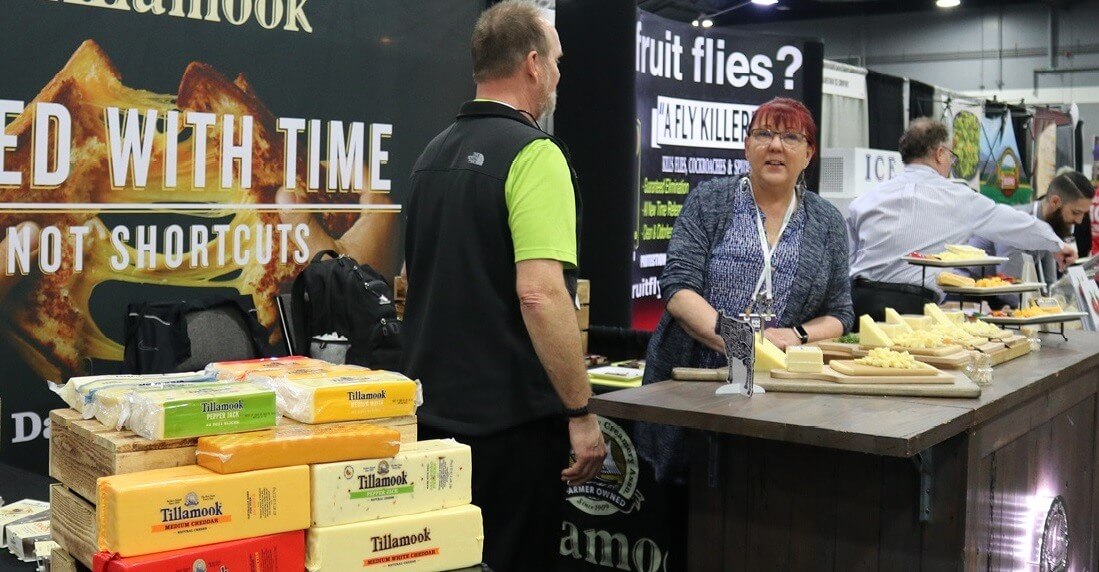 Nortwest Food Show Tillamook Booth