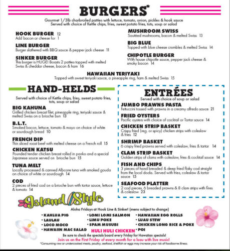 Seafood Restaurant Menu Design Services